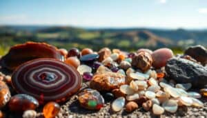 Read more about the article Oregon Gemstones: Complete Guide to Sunstone, Thundereggs & More