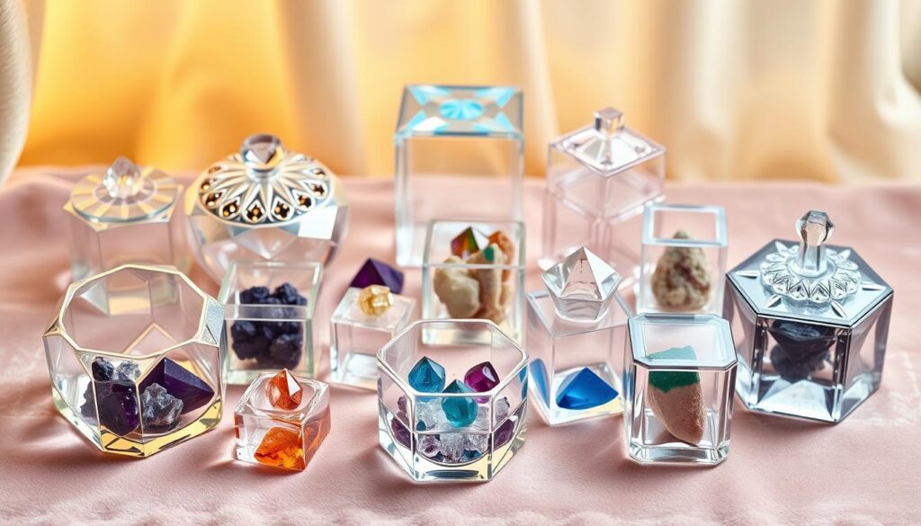Crystal Storage Containers