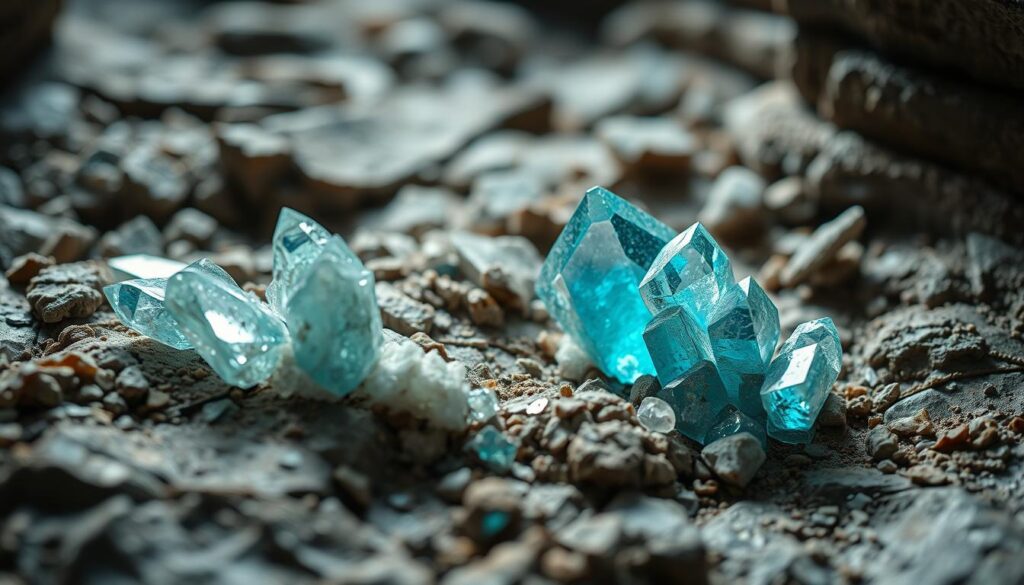 Crystalline Structures in Metamorphic Rocks