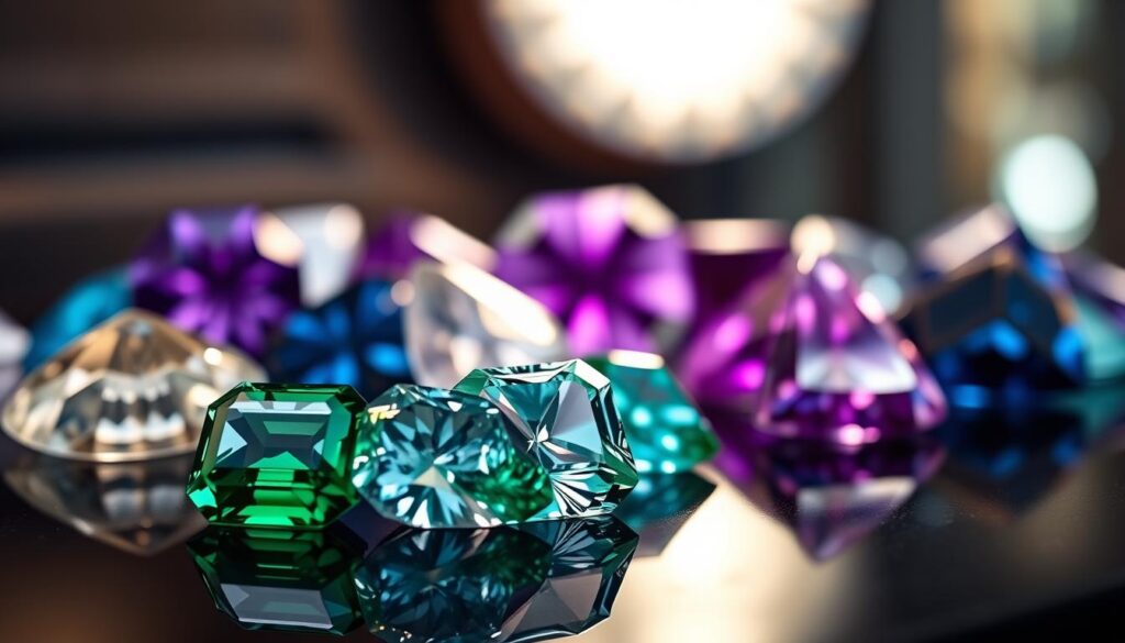 Different gemstone cuts