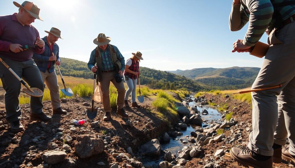 Gem hunting techniques