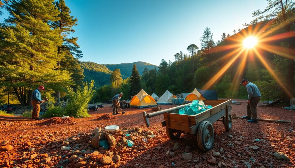 Gemstone Mining in NC