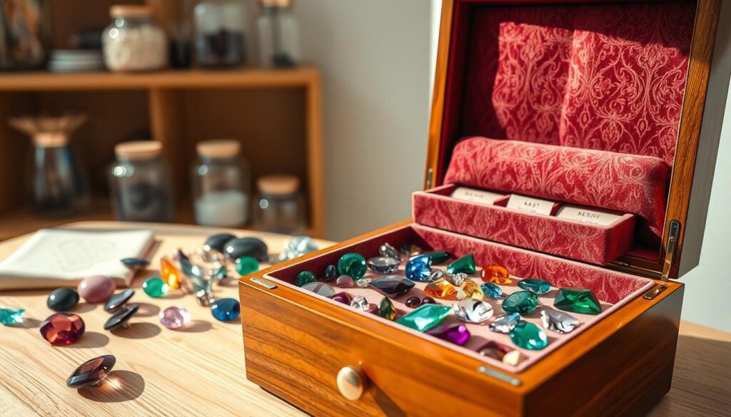 Gemstone storage methods
