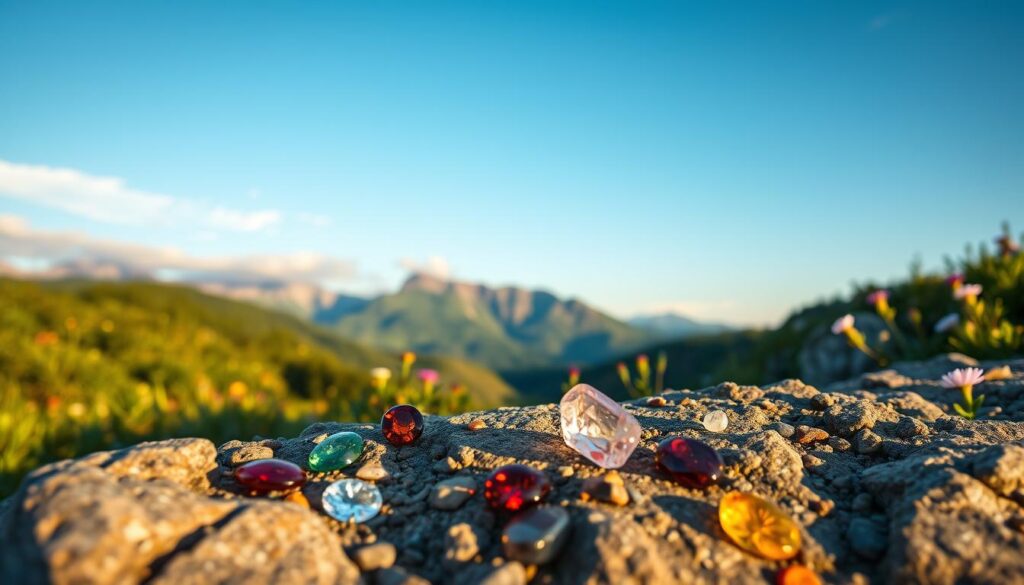 Gemstones in North Georgia Mountains