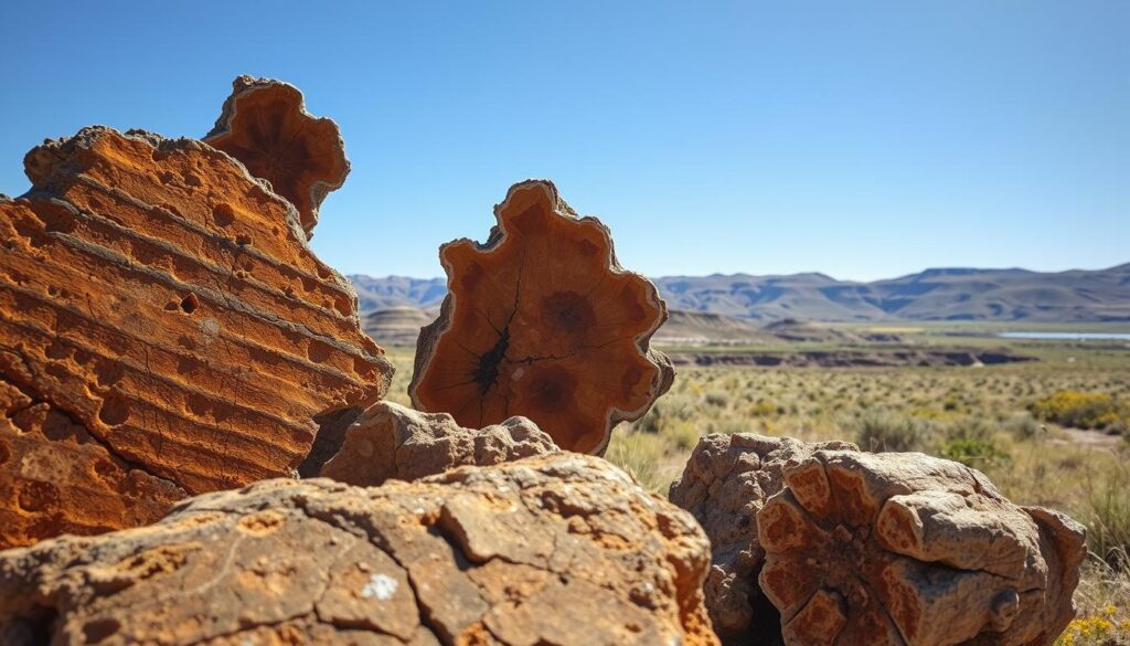 Petrified Wood Specimens in North Dakota
