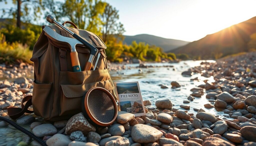 Riverbed Rock Collecting Equipment