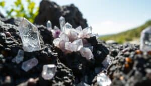Read more about the article Rocks That Commonly Contain Crystals – Complete Guide to Crystal Host Rocks