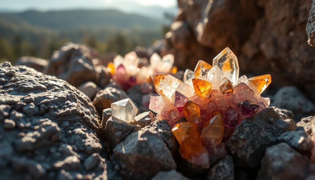 Rocks with Crystals