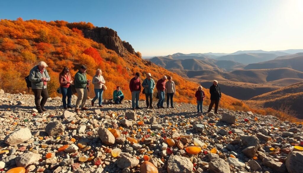 Seasonal rockhounding