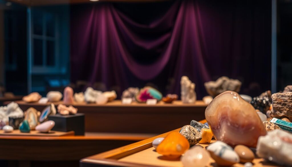 South Dakota gemstones display