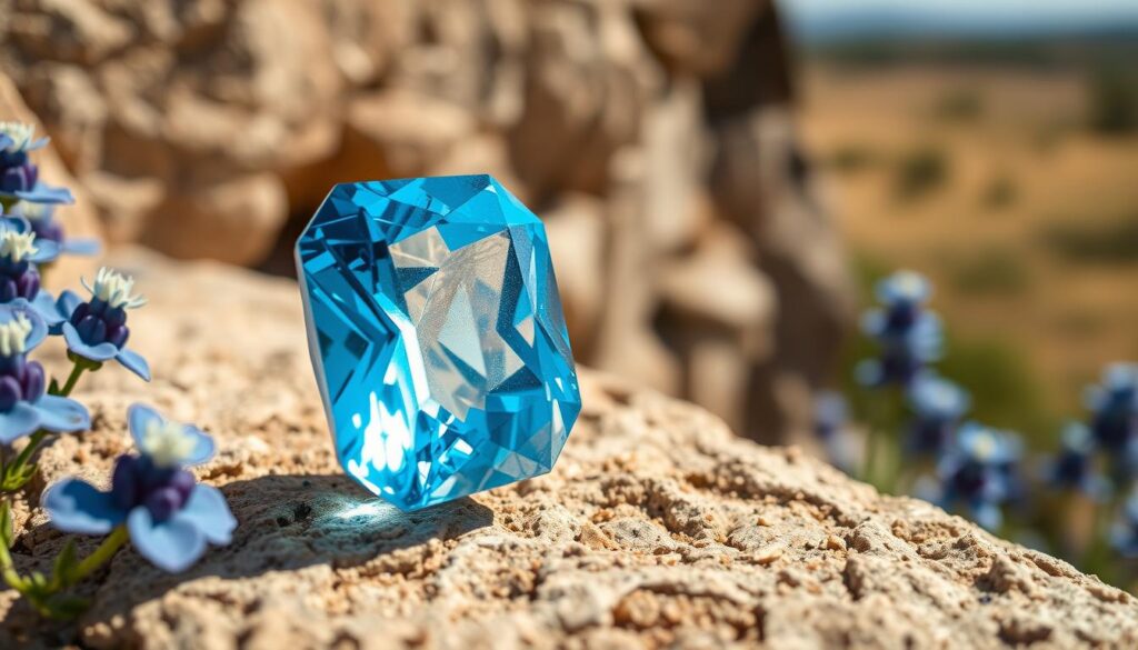 Texas blue topaz