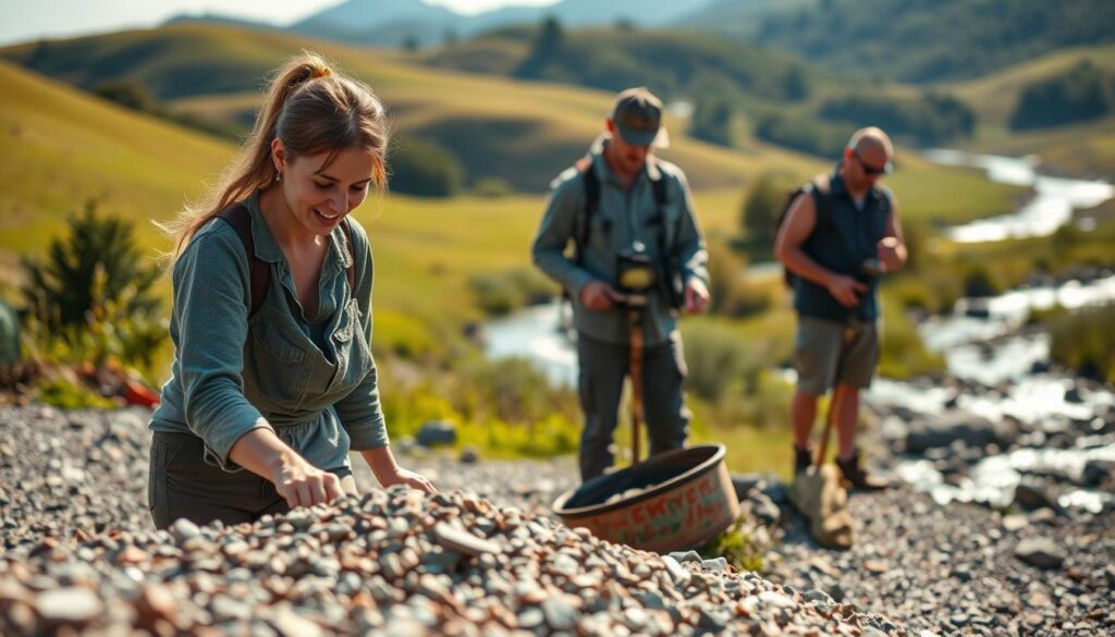 Virginia gemstone hunting techniques