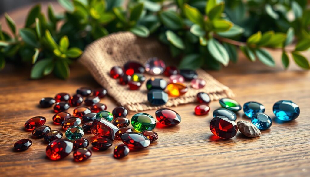 affordable garnets and tourmalines