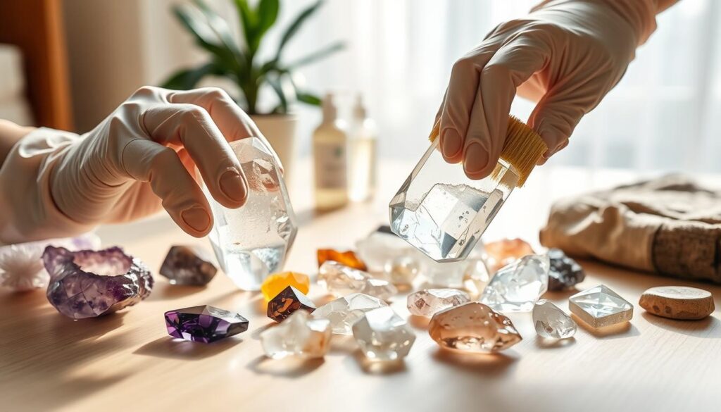 cleaning crystals