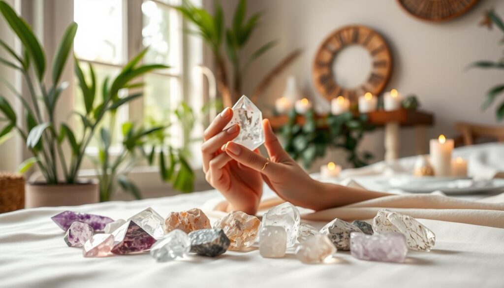 crystal energy cleansing