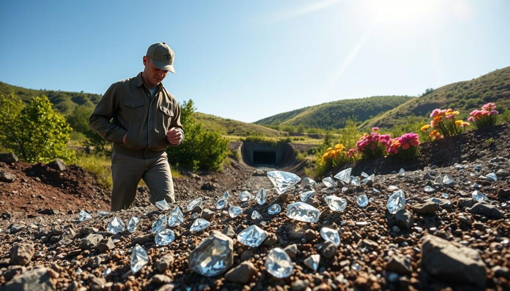 diamond mines Arkansas