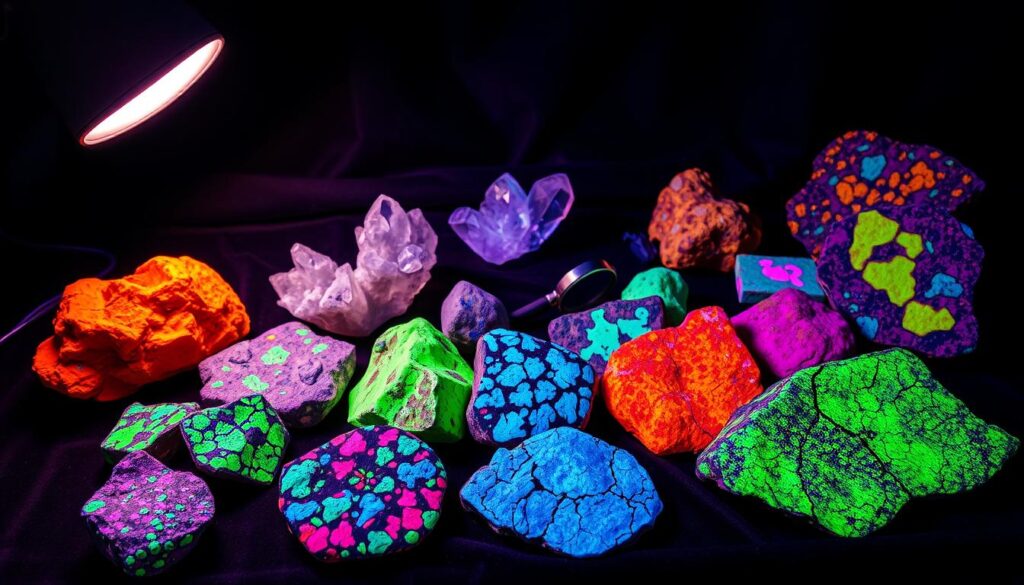 fluorescent rocks