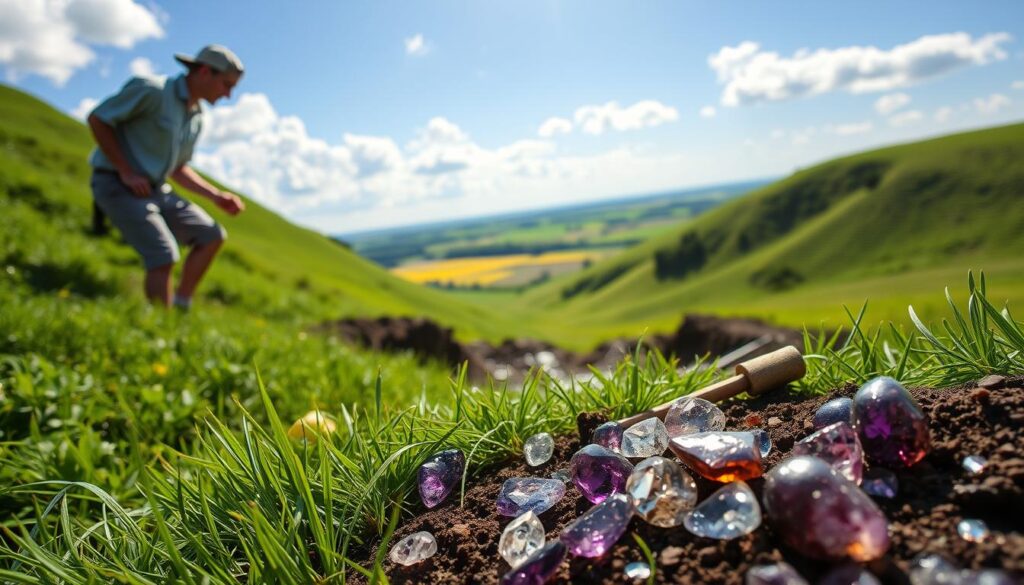 gem hunting in Iowa