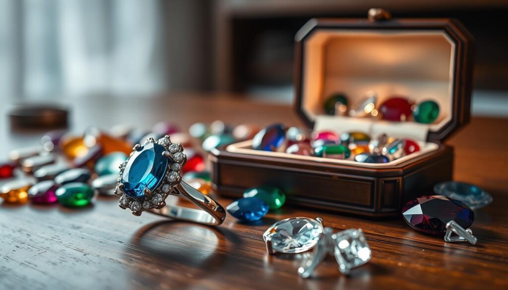 gemstone jewelry design elements