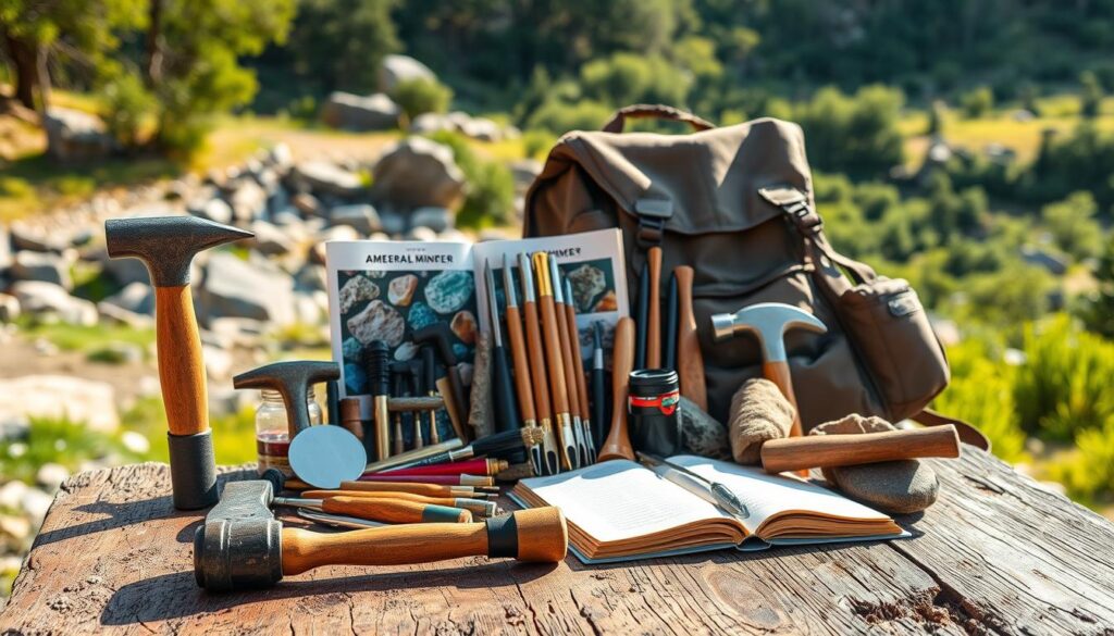 mineral hunting equipment