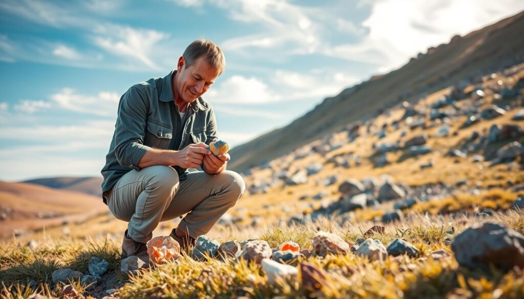 rock collecting hobby