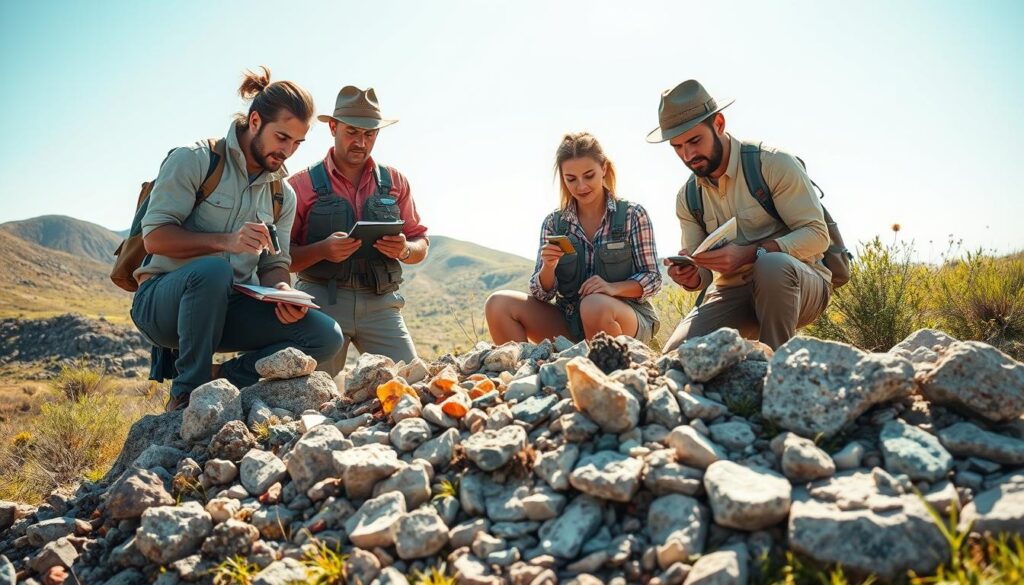 rock collecting techniques