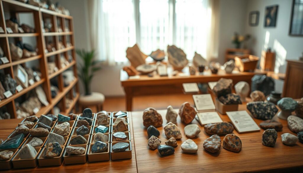 rock collection organization