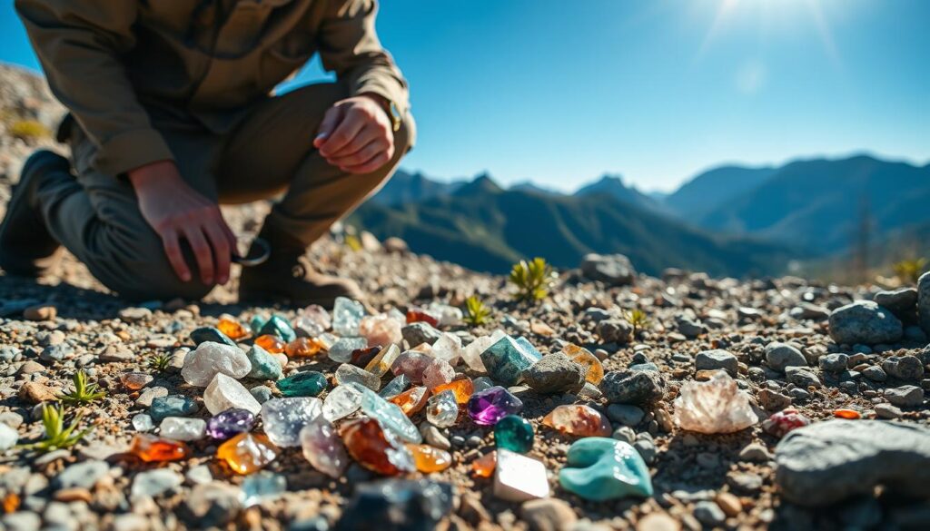 rockhounding minerals identification